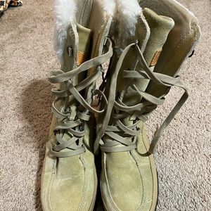Coach Mason Fur topped boots